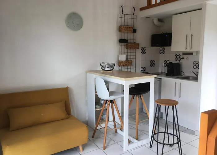 Pavillon Mezzanine Climatise Avec Petit Jardin Et Piscine Collective * Narbonne-Plage
